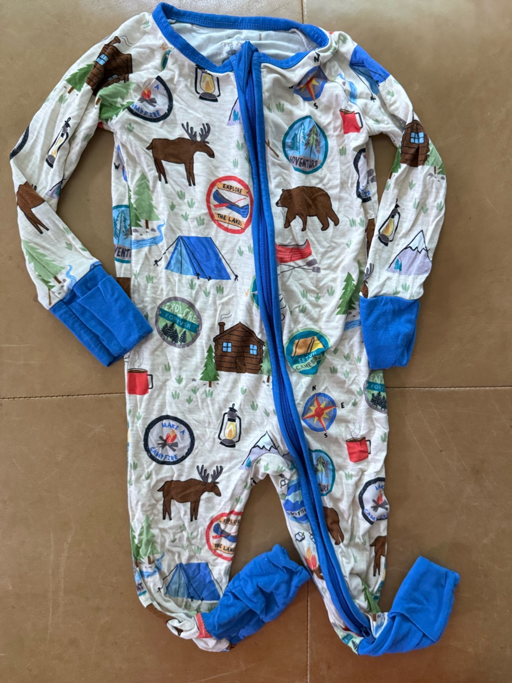 Little Sleepies Viscose Bamboo Footie 6-12M